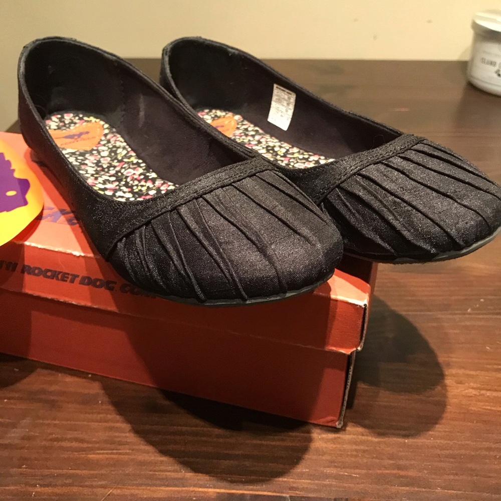 Rocketdog Black Flats